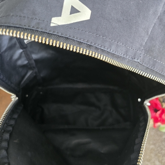 $2000 MARC JACOBS Backpack Rucksack Black White Women Large Nylon Authentic - Picture 12 of 16